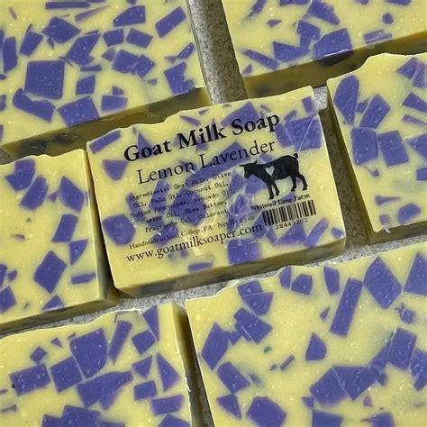 Lemon Lavender Goat Milk Soap Whitetail Lane Farm Goat Milk Soap