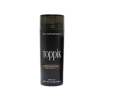 ไฟเบอร์เพิ่มเส้นผมสีน้ำตาล Toppik Dark Brown 27 5g Toppik Hair Building