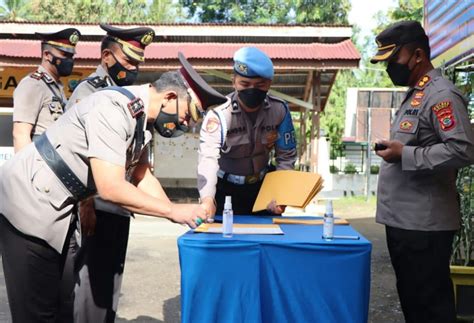 TRIBRATA Upacara Sertijab Di Polres Bolmut Kompol Semuel Kayangan