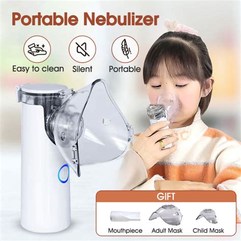 Portable Nebulizer Machine for Asthma Ultrasonic Nebulizer Mesh ...