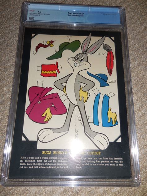 Dell Four Color Fc Bugs Bunny S Album Cgc Vf Ebay