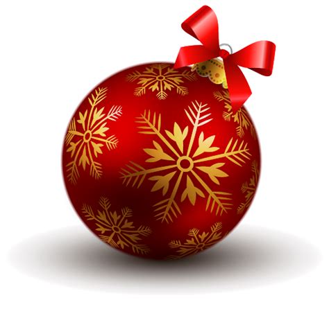 Red Christmas Bauble Transparent Png Png Mart