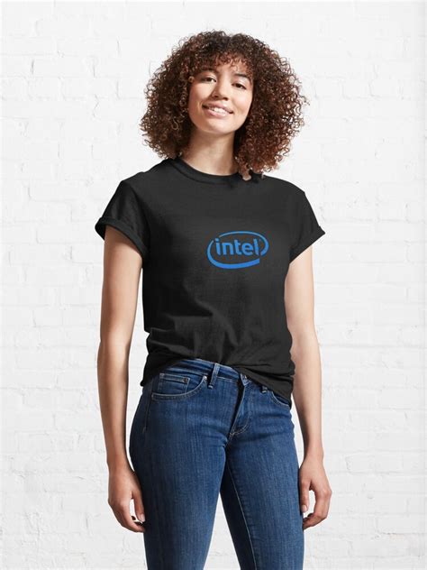 Intel Logo T Shirt By Fleweer Redbubble