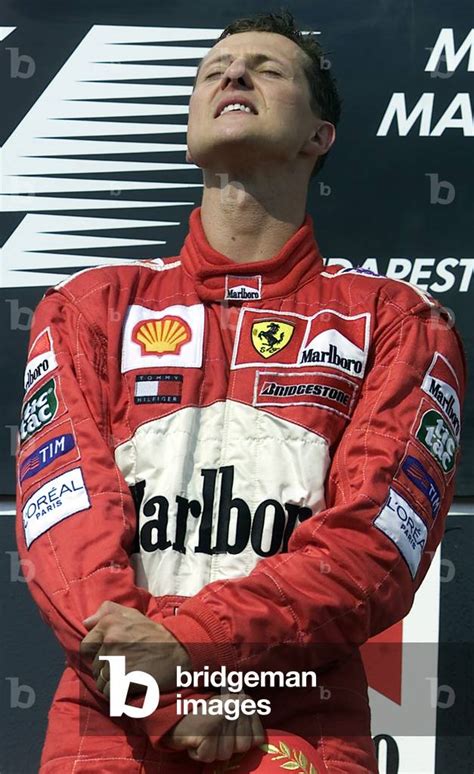 Image Of German Ferrari Driver Michael Schumacher Celebrates World