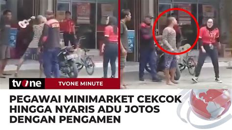 Tak Terima Lansia Dimarahi Pegawai Minimarket Nyaris Adu Jotos Dengan