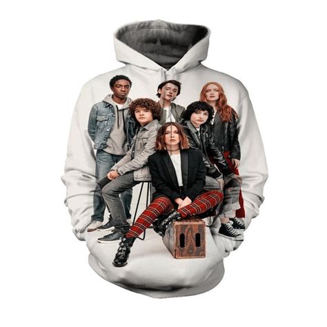 Stranger Things Hoodie Hooded Cloth Unsiex Hoodie T New Etsy