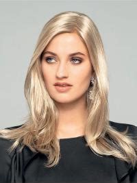Blonde Straight Long Online Without Bangs Synthetic Monofilament Wigs