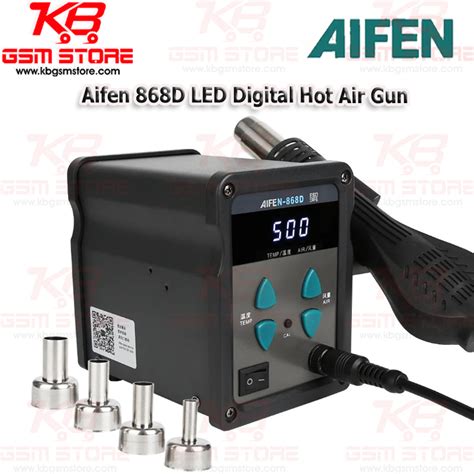 Aifen D LED Digital Display Anti Static Hot Air Gun LED