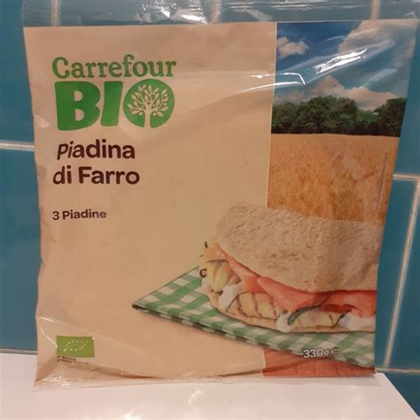 Carrefour Bio Piadine Al Farro Review Abillion