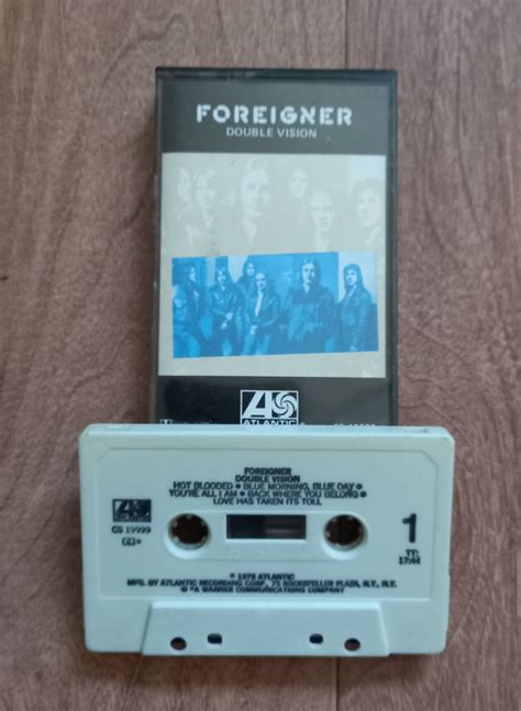 Foreigner Double Vision Cassette Photo Metal Kingdom