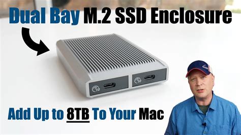 Dual Bay M Nvme Ssd Enclosure For Your M Mac Mini Or Macbook Air