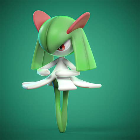 Kirlia Pokemon 3d Model 3d Printable Cgtrader