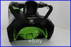 SEE NOTES Greenworks Pro 80V 20 Inch Snow Thrower W 2Ah Charger