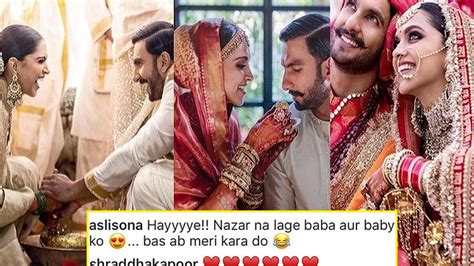 Bollywood Cannot Stop GUSHING Over Ranveer Deepika S New Wedding PICS