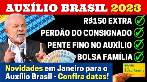 Novidades Aux Lio Brasil Em Janeiro Extra De R Perd O