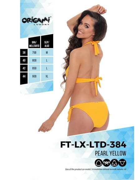 Pearl Yellow Ft Lx Ltd Origami Bikini Limited Edition