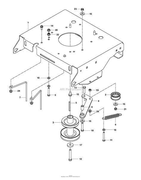 Husqvarna Rz Bf Parts Diagram For Engine Plate