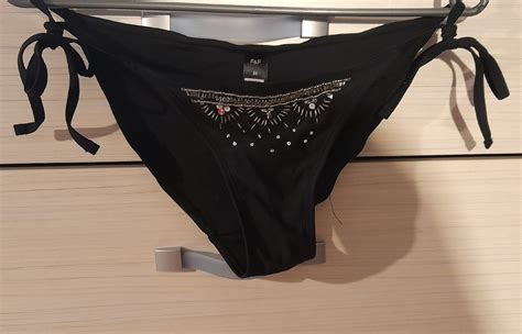 Bikini F F 36 majtki strój kąpielowy czarny Łaziska Górne Kup teraz na Allegro Lokalnie