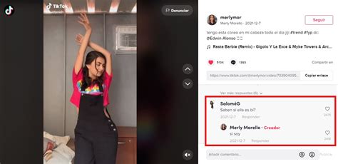 Merly Morello Se Confiesa En Tiktok Soy Bisexual Enfoque Real