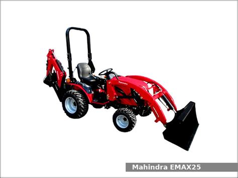 Mahindra eMax 25 sub-compact utility tractor: review and specs ...