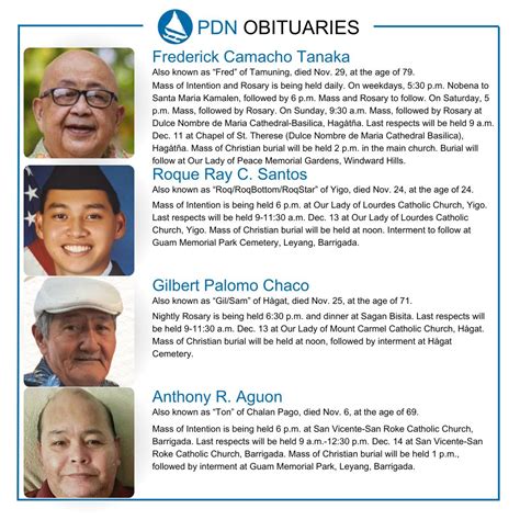 View today's obituaries at... - Pacific Daily News | Facebook