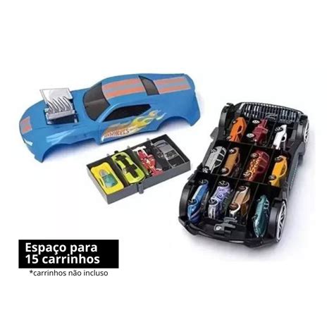 Porta Carrinhos Hot Wheels Em Radical Portátil Fun ZOOM BRINQUEDOS E PRESENTES