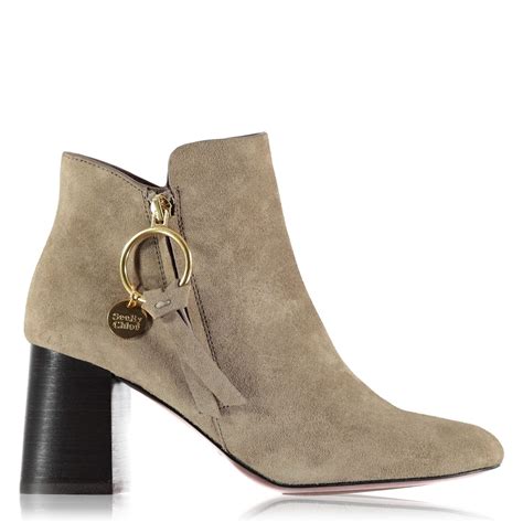 See By Chloe | See By Chloe Pendant Ankle Boots | Women | 7A4 Taupe | Flannels