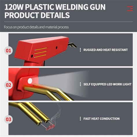 Buy Carrkoopy Plastic Welder Kit Upgraded 120W Hot Stapler Car Bumper Repair Kit Plier