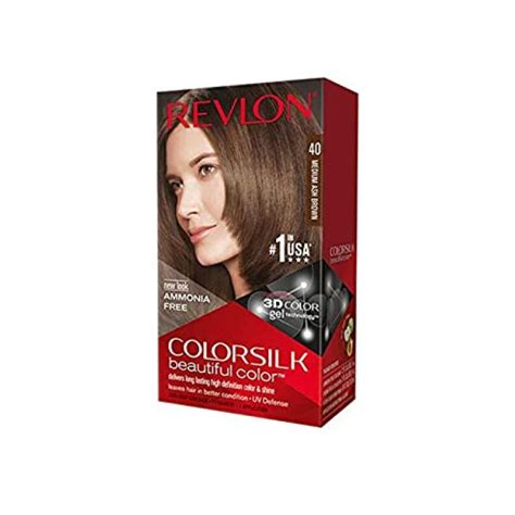 Tinte Para Cabello Colorsilk Color Castaño Medio Cálido Número 47