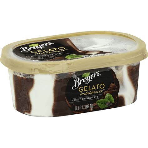 Breyers Indulgences Gelato Mint Chocolate Chocolate Chip Mint