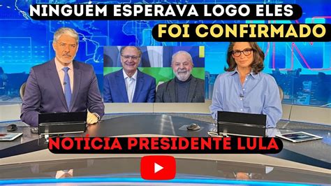 NotÍcias Ás Pressas ApÓs Geraldo Alckmin E Presidente Lula Comunicado O