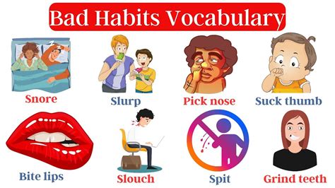 Vocabulary 15 Bad Habits Vocabulary Talking About Bad Habits In