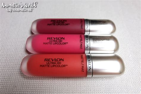 Revlon Ultra HD Matte Lipcolor Review - Animetric's World