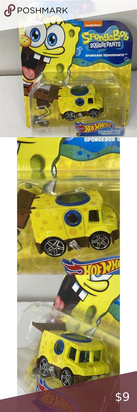 Hot Wheels SpongeBob Squarepants Scale Character Car Mattel GMR Hot Wheels