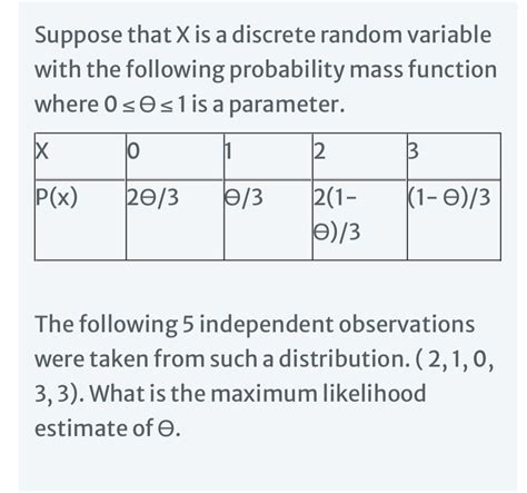 Answered Suppose That X Is A Discrete Random Bartleby