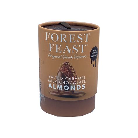 Forest Feast Salted Caramel Milk Chocolate Almonds 140g Approved Food