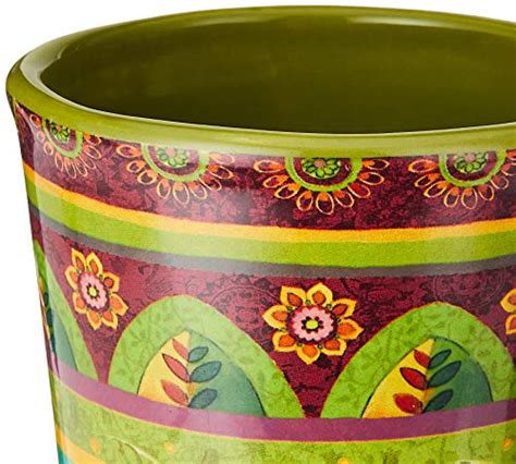 Certified International Tunisian Sunset Mugs Set Of 4 18 Oz