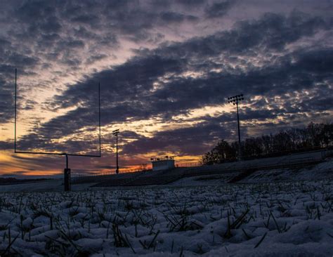 Snowy Football Field Sunrise | Smithsonian Photo Contest | Smithsonian ...