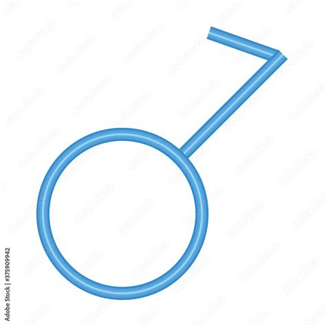 sexual orientation design, demiboy symbol icon, neon style Stock Vector | Adobe Stock