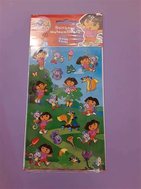 Vintage Sandylion Dora The Explorer Sticker Package Etsy