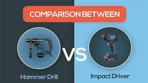 What Is A Impact Driver Vs Hammer Drill All You Need To Know Tools