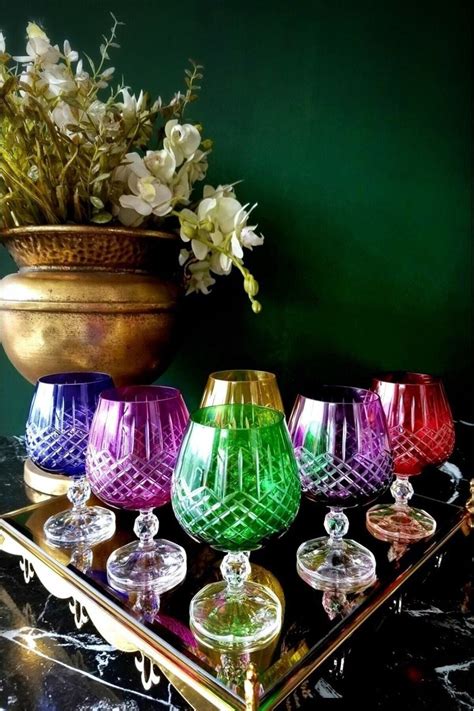 BOHEMİA CRYSTAL Bohemia Kristal 6 Kişilik Kesme Kahve Yanı Kadeh 245ml ...