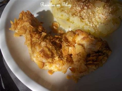 Filets De Poulet Au Curry Et Aux Corn Flakes Recette Ptitchef