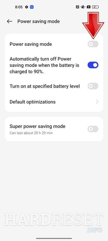 How To Turn On And Turn Off Power Saving Mode On OPPO Reno10