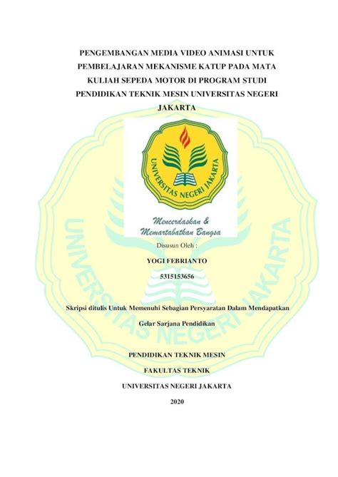 PDF PENGEMBANGAN MEDIA VIDEO ANIMASI UNTUK Repository Unj Ac Id 5720