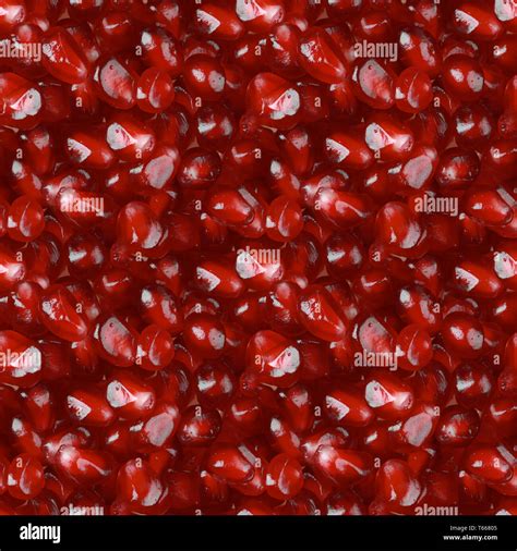 Pomegranate Seeds Seamless Background Stock Photo - Alamy