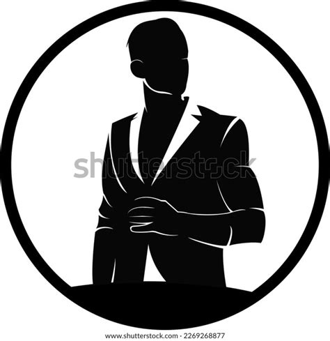 Black Man Silhouette Businessman Vector Stock Vector (Royalty Free ...