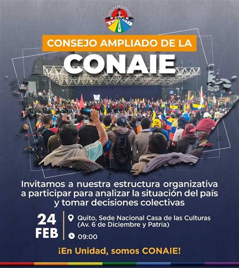 CONAIE On Twitter Hoy Nuestra Estructura Organizativa CONAIE