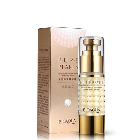 Bioaqua Pure Pearls Collagen Hyaluronic Acid Essence Face Serum Ml