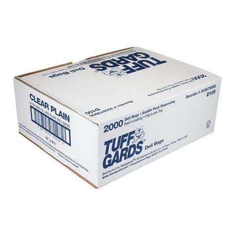 Handgards 303679606 Tuffgards 10 X 85 Disposable Deli Bag 2000 Cs